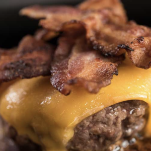 PROTEIN-STYLE BACON CHEESEBURGER